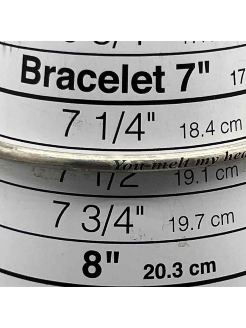PANDORA  9.25  Silver stamped VINTAGE  7.25" Bangle Charm Bracelet 3 charms‎ - Picture 8 of 11